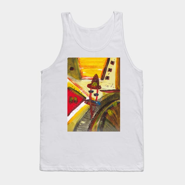 Space Travel Tank Top by Z1